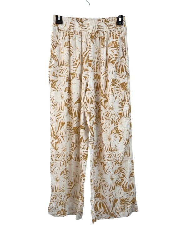 Panama Jack Pants - Panama Jack Linen Blend Pants Womens S Tropical Pull On Beach Used